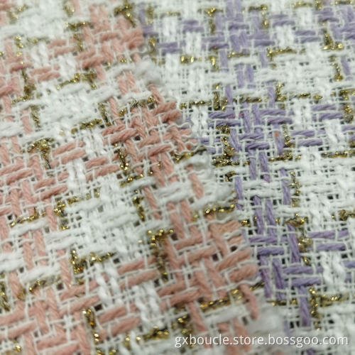 Excellent Quality Boucle Style Houndstooth checked fabric